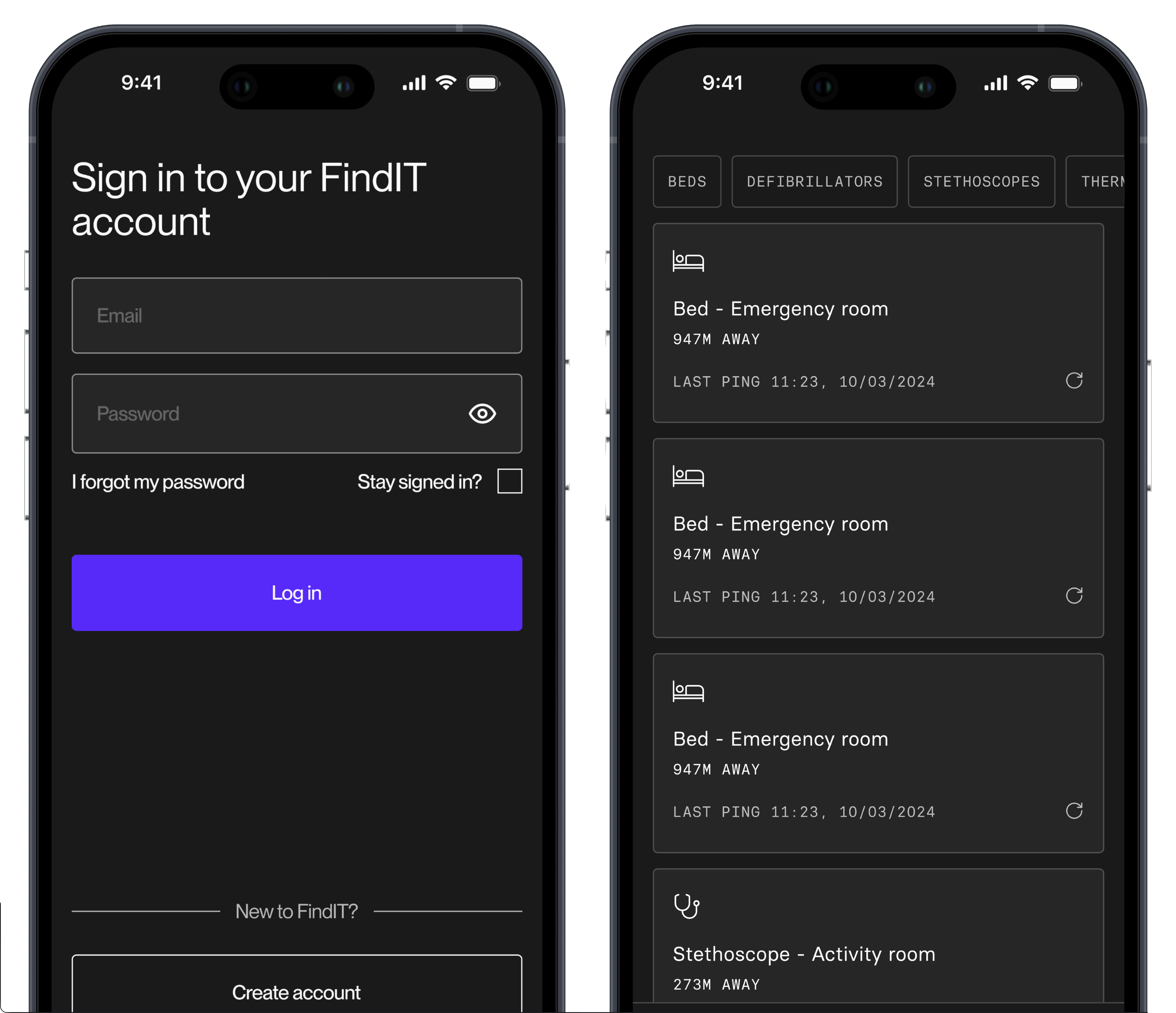 Connected Medical Asset Tracker